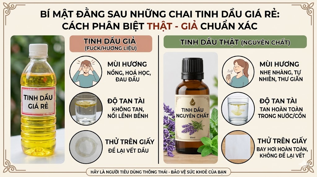 Chai tinh dầu nguyên chất