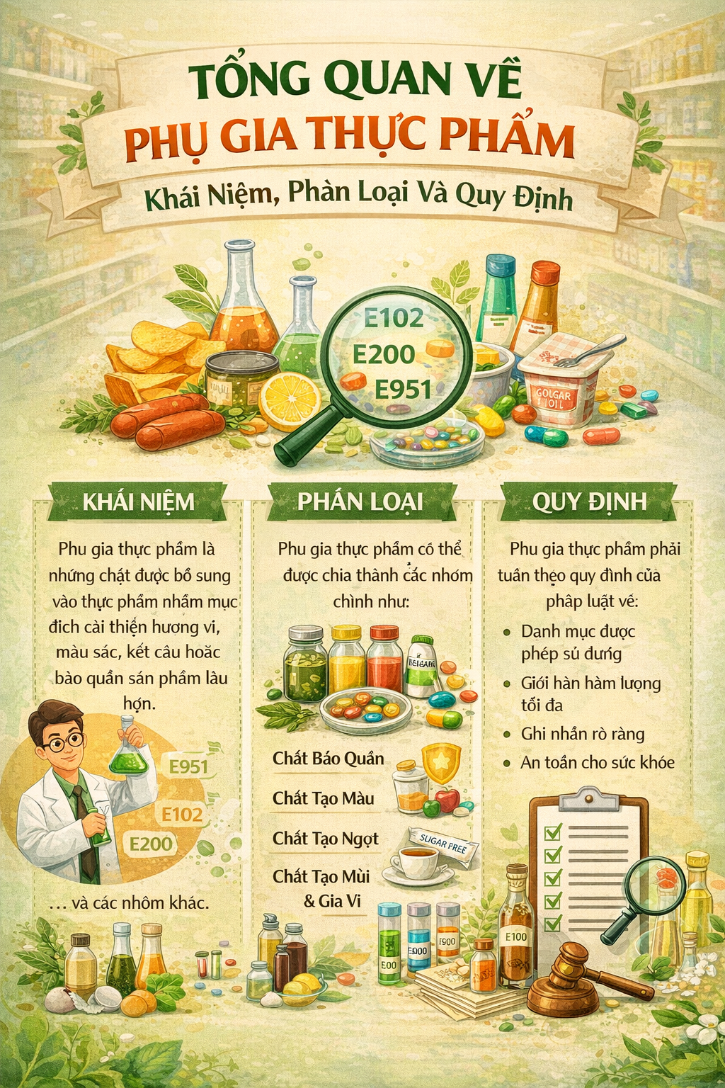 Phụ gia đa dạng